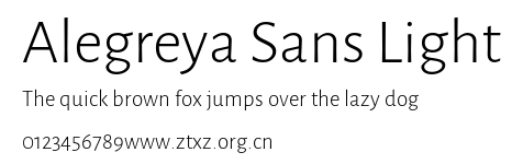 Alegreya Sans Light