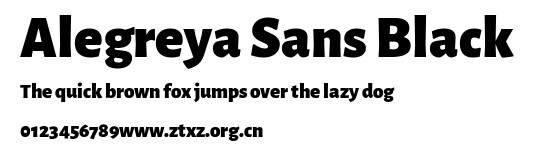 Alegreya Sans Black