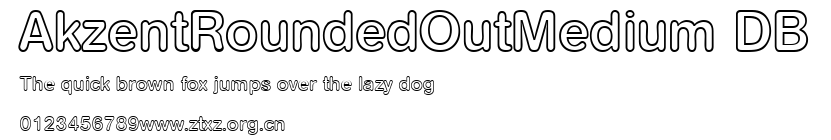 AkzentRoundedOutMedium DB