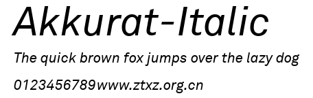 Akkurat-Italic