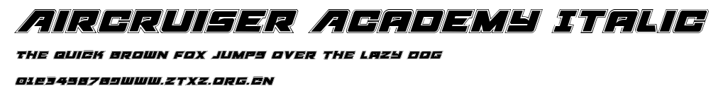 Aircruiser Academy Italic