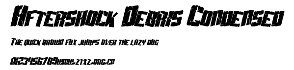 Aftershock Debris Condensed