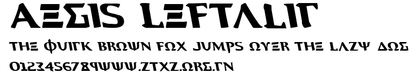 Aegis Leftalic