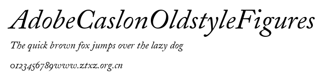 AdobeCaslonOldstyleFigures