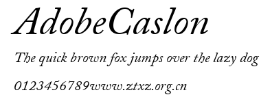 AdobeCaslon