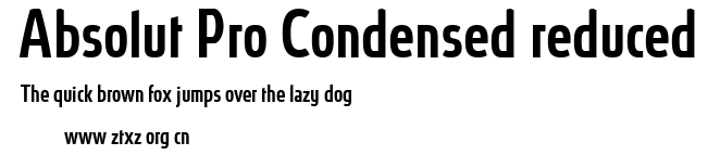 Absolut Pro Condensed reduced