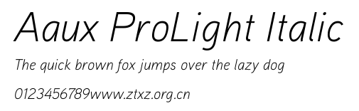 Aaux ProLight Italic