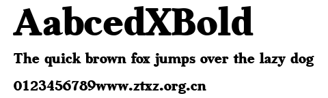 AabcedXBold