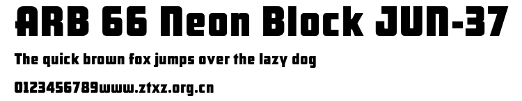 ARB 66 Neon Block JUN-37