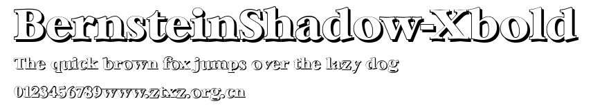 BernsteinShadow-Xbold