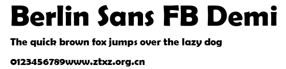 Berlin Sans FB Demi