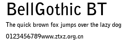 BellGothic BT