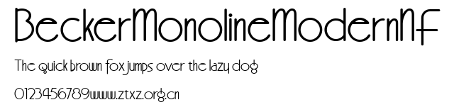 BeckerMonolineModernNF