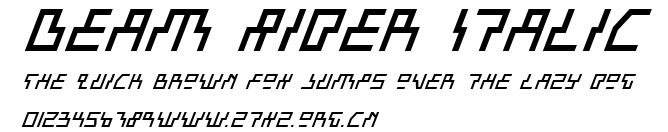 Beam Rider Italic