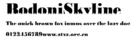 BodoniSkyline
