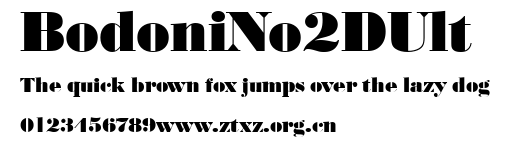 BodoniNo2DUlt