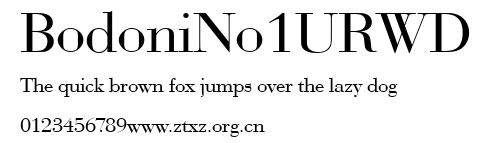 BodoniNo1URWD
