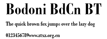 Bodoni BdCn BT