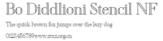Bo Diddlioni Stencil NF