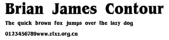 Brian James Contour.ttf