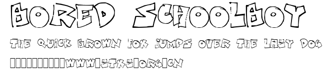 Bored Schoolboy.ttf