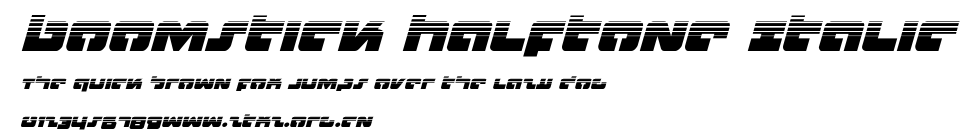 Boomstick Halftone Italic.ttf