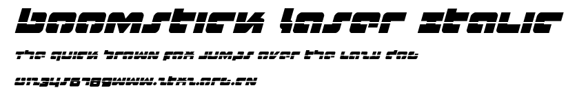 Boomstick Laser Italic.ttf
