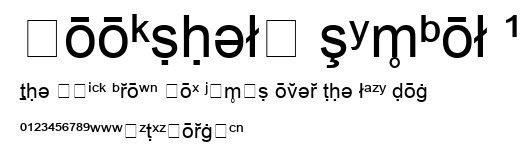 Bookshelf Symbol 1.ttf