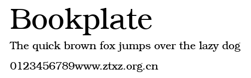 Bookplate.ttf
