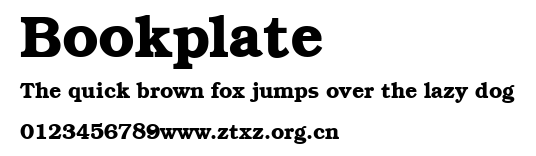 Bookplate.ttf