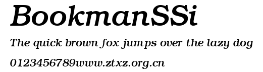 BookmanSSi.ttf