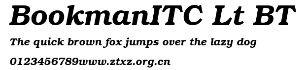 BookmanITC Lt BT.ttf