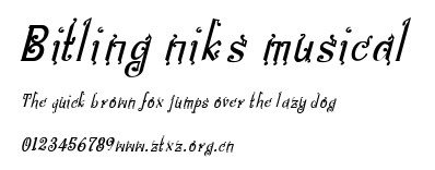 Bitling niks musical.ttf