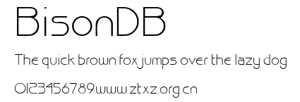 BisonDB.ttf