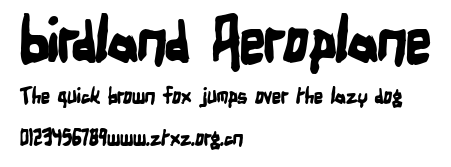 Birdland Aeroplane.ttf