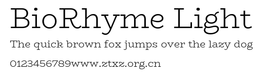 BioRhyme Light.ttf