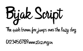 Bijak Script.ttf