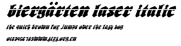 Biergärten Laser Italic.ttf