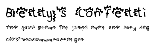 Betty's Confetti.ttf