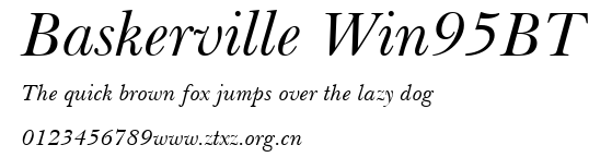 Baskerville Win95BT