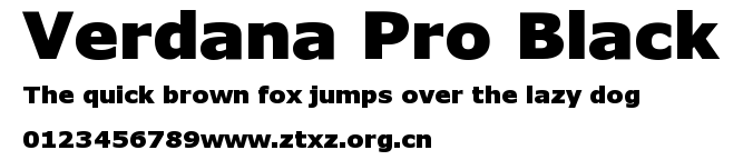 Verdana Pro Black.ttf