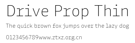 Drive Prop Thin.ttf