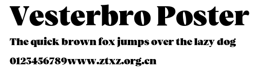 Vesterbro Poster.ttf