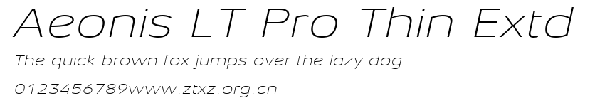 Aeonis LT Pro Thin Extd.ttf