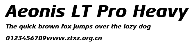 Aeonis LT Pro Heavy.ttf