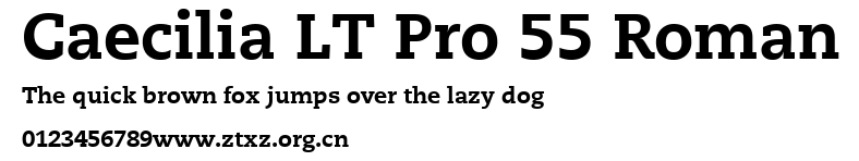 Caecilia LT Pro 55 Roman.ttf