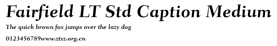 Fairfield LT Std Caption Medium.ttf