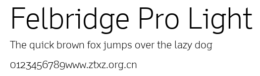 Felbridge Pro Light.ttf