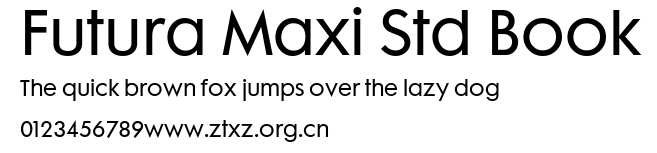Futura Maxi Std Book.ttf
