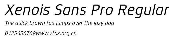 Xenois Sans Pro Regular.ttf